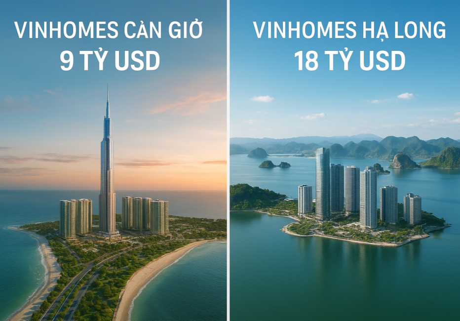 Những điểm giống nhau thú vị giữa hai "dự án bom tấn" lớn nhất lịch sử Vinhomes khởi công năm 2025